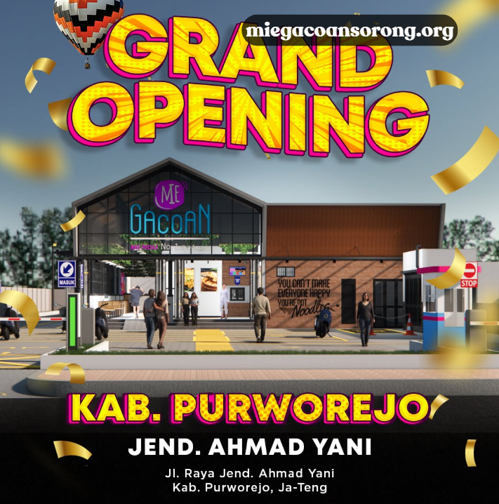 Grand Opening Mie Gacoan Purworejo, Sensasi Pedas Kini Hadir di Jl. Ahmad Yani