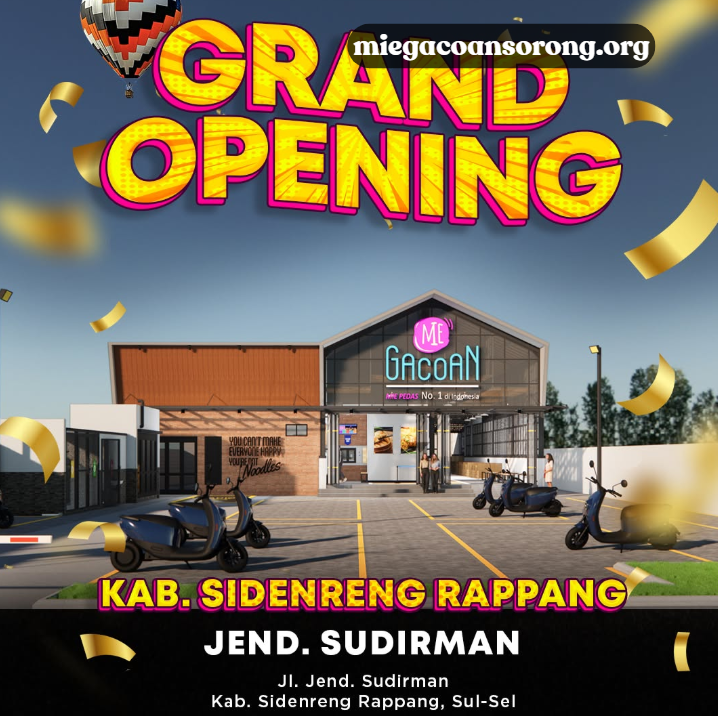 Grand Opening Mie Gacoan Sidrap, Sensasi Kuliner Pedas Hadir di Jl. Jend. Sudirman